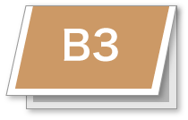 B3サイズ・白フチあり（袋断ち）イメージ